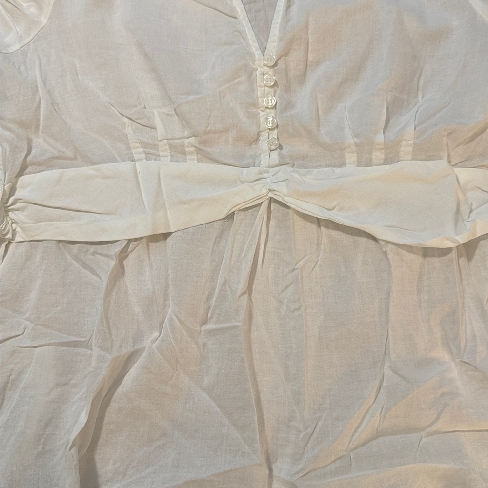 Vintage Jonathan Martin Cream Collared Shirt - Picture 3 of 5